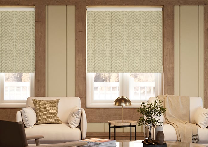 Orla Kiely Linear Stem, Natural - Twist&Fit Roller Blind - Image 3